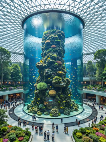 Large Acrylic Aquarium Video