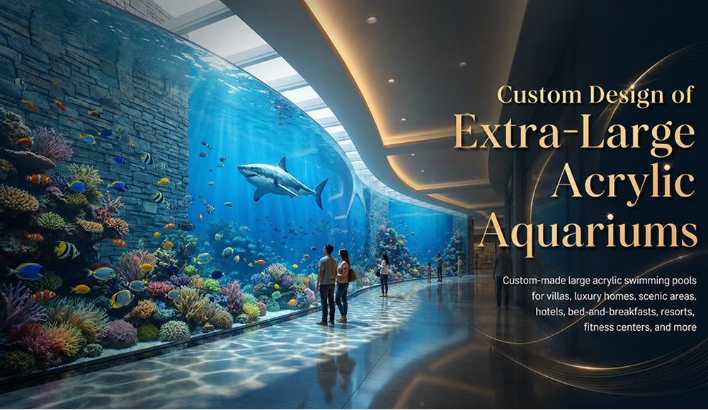 Custom-Made Extra-Large Acrylic Fish Tanks