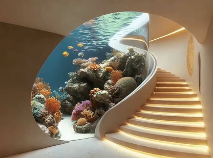 Living Room Acrylic Fish Tank