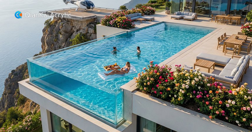 transparent pool