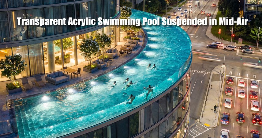 Transparent Acrylic Pool Construction Design Process