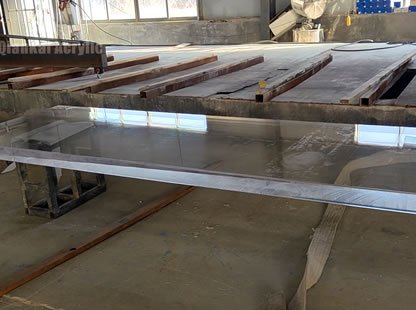 Production of 12-centimeter (120-millimeter) Acrylic Swimming Pool Panels